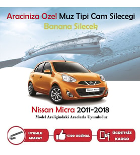 Nissan Micra  Muz Silecek Takımı 2011-2018