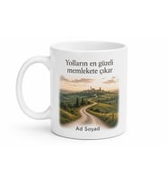 Memleket Yolunu Sevenlere Özel Kupa Bardak Hediye Porselen Mug