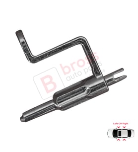 Opel Corsa D S07 2006-2014 4/5-Kapı Hatchback Van 13297179 İçin İç Kapı Kolu Metal Bağlantı Parçası