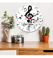 Müzik Öğretmenine Hediye Sol Anahtarı Tasarım Duvar Saati