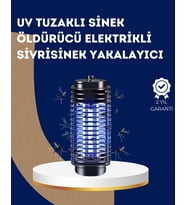 Elektrikli UV Işıklı Sivrisinek ve Böcek Öldürücü – Sessiz ve Güvenli Tuzak