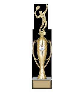 ODAK KUPA - Figürlü Kupalar - Tenis Erkek Figürlü Kupalar FG-025 A - 39 cm