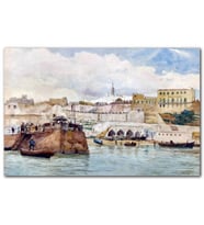 Cakatablo Fas Tanca Limanı Tablo 1894  MDF Tablo