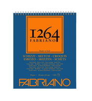 Fabriano 1264 Sketch Paper Eskiz Defteri 90 gr 30x30 cm 120 yp Üstten Spiralli 