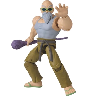 Bandai 16 Cm Dragon Ball Mutenroshi Poz Verilebilir Figür, Dragon Stars Serisi (Krem)