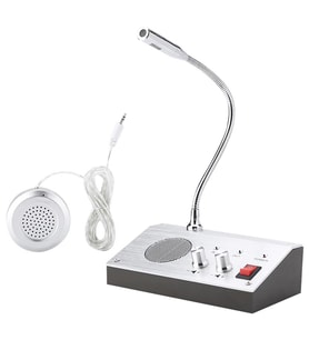 Magicvoice MV-2399 Window Intercom Çift Yönlü Vezne Gişe Mikrofon Seti Karşılıklı Konuşma