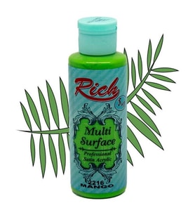 Rich Multi Surface Her Yüzey İçin Akrilik Boya 120 cc. 2216 MANGO 