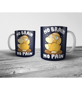 Pixxa Psyduck No Brain No Pain Pokemon Ördek Kupa Bardak  
