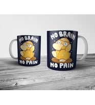 Pixxa Psyduck No Brain No Pain Pokemon Ördek Kupa Bardak  