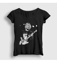 Presmono Kadın Beyaz Emmanuelle Proulx Man I Trust T-Shirt 537461tt (Siyah)