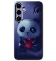 Galaxy S24 Plus Kılıf HD Desen Baskılı Kılıf - Bebek Panda