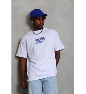 Erkek Baskılı T-Shirt Kısa Kol Bisiklet Yaka Regular Fit Rahat Kalıp Günlük Tişört - Beyaz