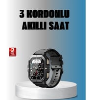Kablosuz Şarjlı Akıllı Saat Ultra İnce Tasarım