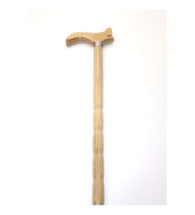 Ahşap Baston Alk2657 (Krem)