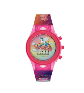 Miniflak Unicorn MFU7001 Işıklı Çocuk Saati (Pembe)