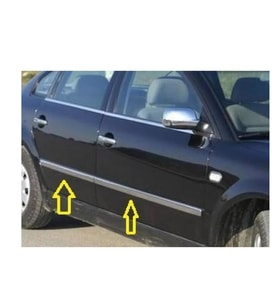 Passat B5 Krom Yan Kapı Çıtası 4 Kapı 1996-2005 arası Paslanmaz Çelik