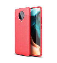 Xiaomi Redmi K30 Pro Kılıf Pu-Deri Leather Pu Serisi Esnek Soft Ultra Protection (Kırmızı)