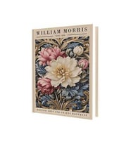 Deffter White Flower William Morris 14X20 Çizgili Defter 64572-5