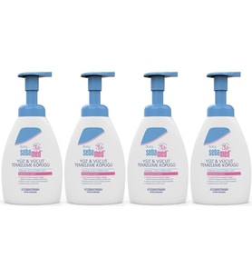 Sebamed Bebek Saç Yüz ve Vücut Köpüğü 400ML (pH 5.5 Yenidoğan Hassas Cilt) (4 Lü Set)