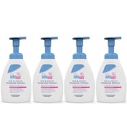 Sebamed Bebek Saç Yüz ve Vücut Köpüğü 400ML (pH 5.5 Yenidoğan Hassas Cilt) (4 Lü Set)