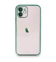 Apple İphone 11 Kılıf Razer Lensli Silikon - Yeşil