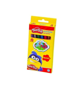 Playdoh Metalik Keçeli Kalem 6'lı
