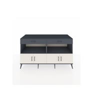 Kronos Konsol 2 Raflı 2 Çekmeceli 4 Kapaklı 176x59x99 Antrasit-Aytaşı/Antrasit