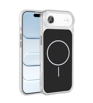 Apple iPhone 17 Air Kılıf Metal Buton Tasarımlı Zore İkonik Sert Silikon Kapak