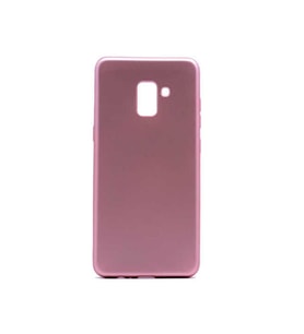 Samsung Galaxy A8 2016 Uyumlu Kılıf Zore Premier Silikon Kapak (Rose Gold Altın)