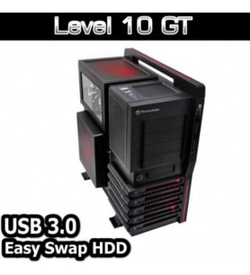 THERMALTAKE THERMALTAKE POWERSIZ LEVEL 10 GT HOT SWAP GAMING FULL TOWER KASA SİYAH VN10001W2N