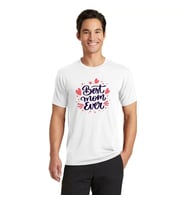 Unisex Bisiklet Yaka Baskılı Oversize T-Shirt - Beyaz