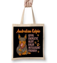Cute Australian Kelpie Loyal & Friendly Dog Bez Çanta Uzun Saplı
