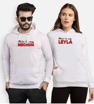 Tshirthane Leyla Mecnun Erkek Sevgili Kombinleri Kapüşonlu Kombini (Tek Ürün Fiyatıdır.)
