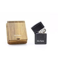 Kişiye Özel Zippo Tarzı Benzinli Metal Çakmak - İnce Çerçeve Temalı