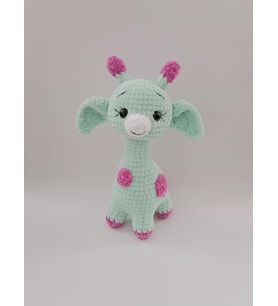 Mint Tatlı Zürafa Amigurumi Organik Oyuncak