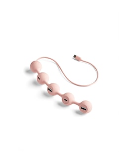 Lexon Peas Hub C USB Çoğaltıcı Pembe