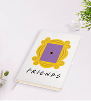 BK Gift Friends Monica’s Kapı Süsü Çerçevesi Tasarımlı Beyaz Defter