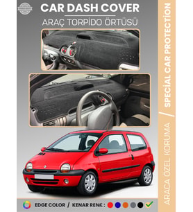 RENAULT TWINGO 1 (1998-2007) Torpido Örtüsü Ön Göğüs Koruma Torpido Koruma Birebir Uyum Kaymaz
