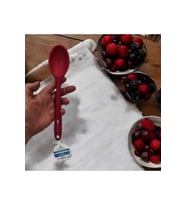 Kırmızı  28 cm sililkon kaşık