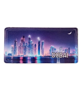 Dubai Temalı Plaka Magnet (Karışık)