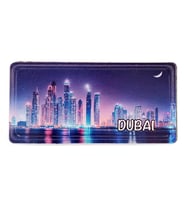 Dubai Temalı Plaka Magnet (Karışık)