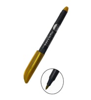 Grafik Kalemi ve Davetiye Kalemi Metalik Altın Sarı Lineplus Dreamon 1 Adet 0.5-2.0 mm Metallic Brush