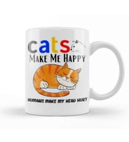 Cat Lover Gifts For   Funny Cat Llover Gifts For   Men Kids Kupa Bardak Porselen