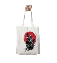 Star Wars Mandalorian Samurai iki Taraf Kalıcı Yıkanabilir Okul Plaj Omuz Bez Çanta