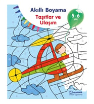 Akıllı Boyama Taşıtlar ve Ulaşım 5-6 Yaş