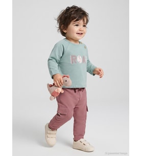 Civil Baby Roar Baskılı 6-18 Ay Takım - Yeşil