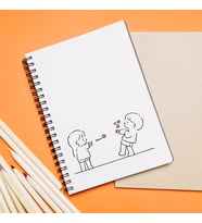 Sevgili Çift Tasarımlı Defter