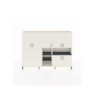Arges Dolap 13 Raflı 7 Kapaklı 220x30x163 Aytaşı-Aytaşı/Antrasit