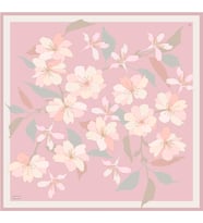 Saf İpek Eşarp 4100D (Twill İpek) (Pembe)