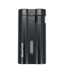 Quantoro 3 Torch Pürmüz Siyah Metal Puro Çakmağı - TRZ1018